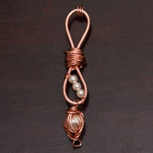 Swarovski Pearl Infinity Pendant