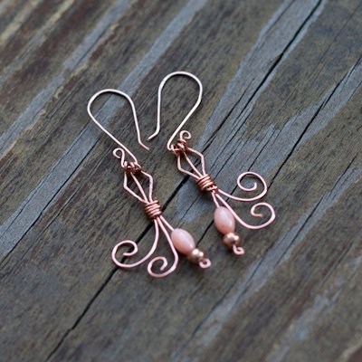 Pink Coral Butterfly Wings