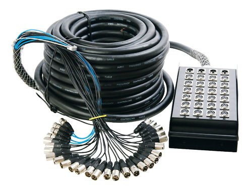 Hot Wires SNK12450 Stage Snake 24x4 channel 50'