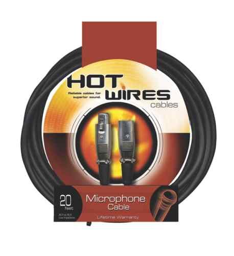 Hot Wires MC12-25 Microphone Cable 5-Pack 25'