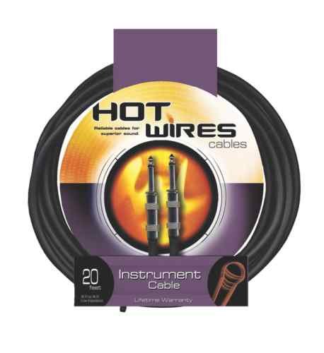 Hot Wires 10" Instrument Cables 5-Pack