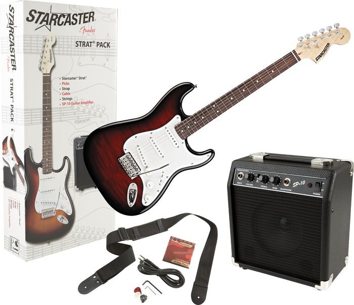 Fender Starcaster Jazz Bass Guitar Sunburst