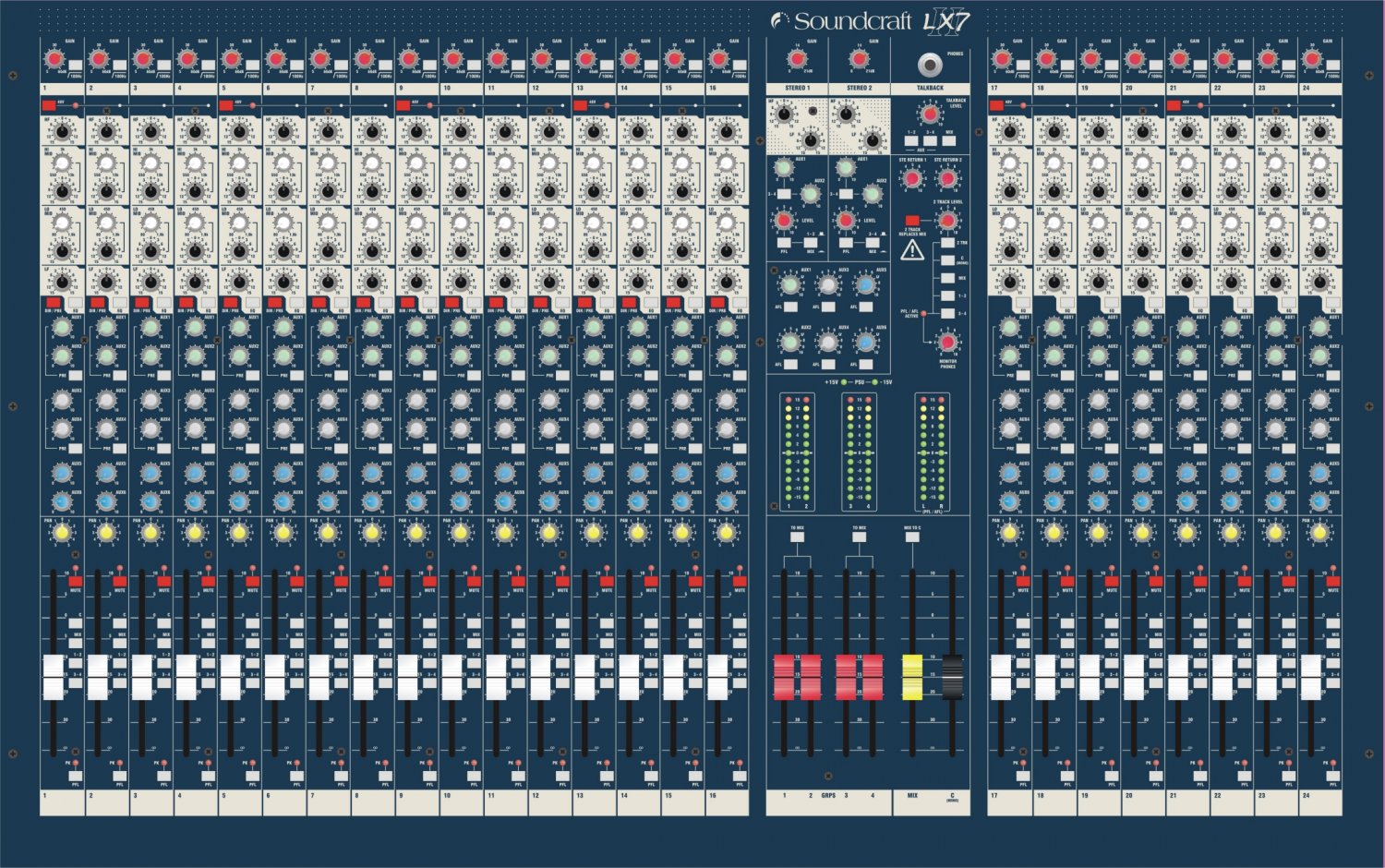 Soundcraft LX7II 24 Channel Mixer