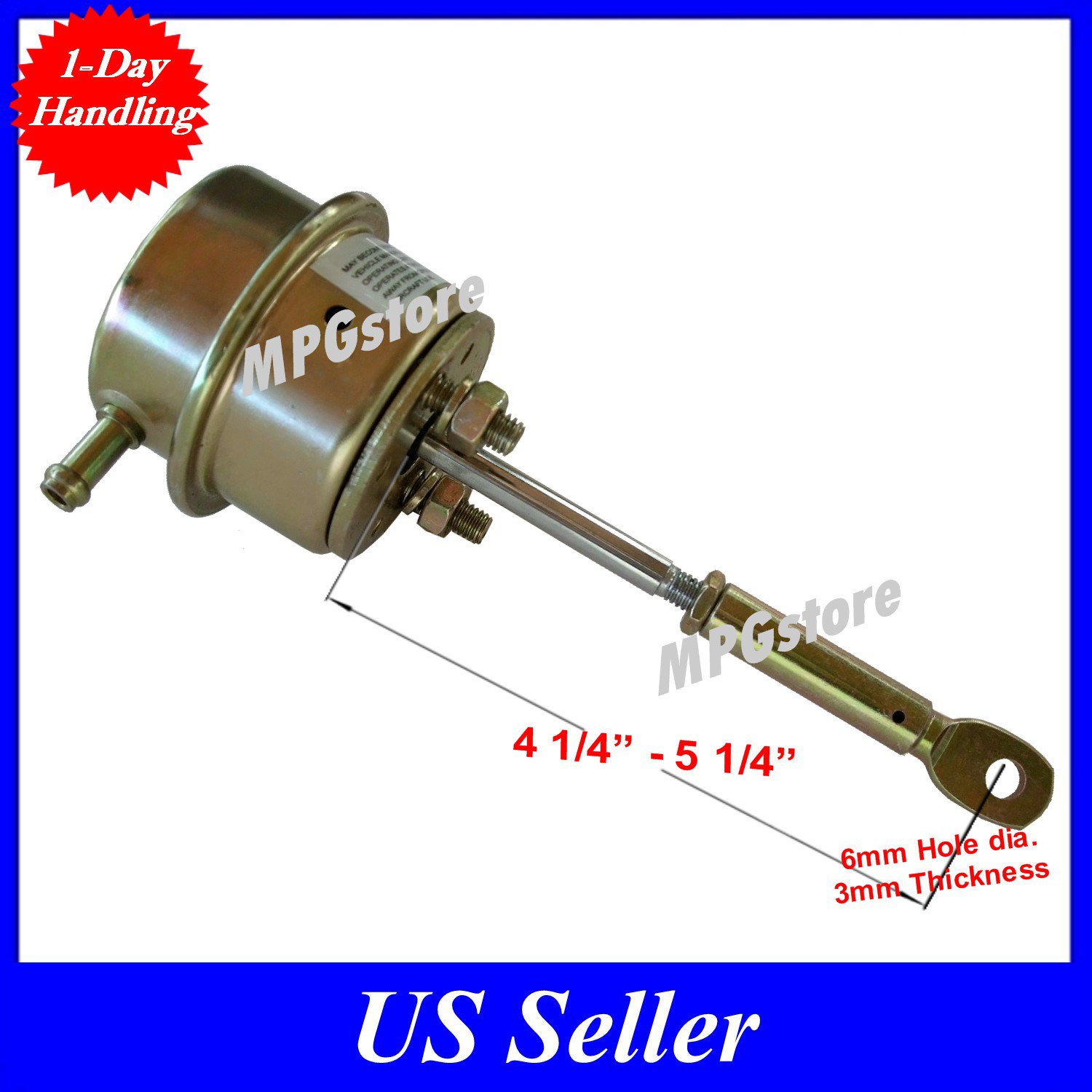 Universal Turbo Internal Wastegate Actuator for RB20 6mm Cclip Hole 7