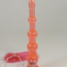 NEW 8.5" Multi-Speed Vibration Beaded Anal Butt Plug, Pink 1016L