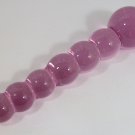 NEW Glass Massager-6 7/8" Bumps Wand Dildo Dong, Double Heads, Pink  G-024