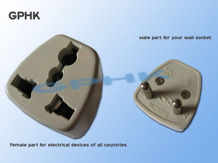 Universal AC Travel Adapter for Germany Plug Socket