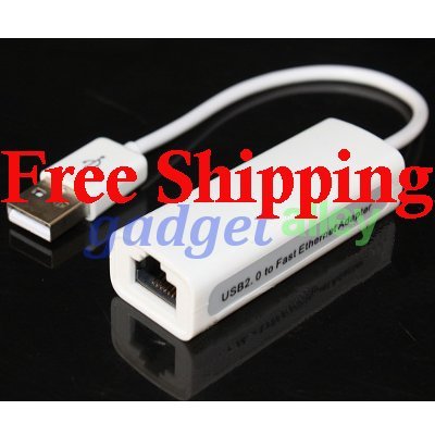 USB 2.0 Ethernet Network LAN Adapter for Linux Vista Windows 7 64 bit