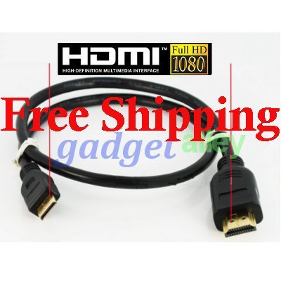 Mini HDMI to HDMI Cable for Archos 70 100 101 Nokia N8 1.8ft