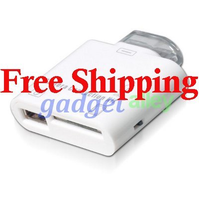 fit Apple iPad 2 USB Keyboad SD Card Reader Camera Connection Kit