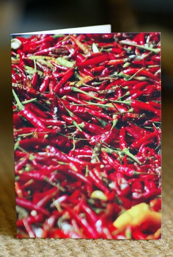Hot Chili Pepper Card