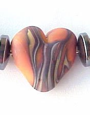 RAM~Handmade lampwork beads~"MONTANO"(5)