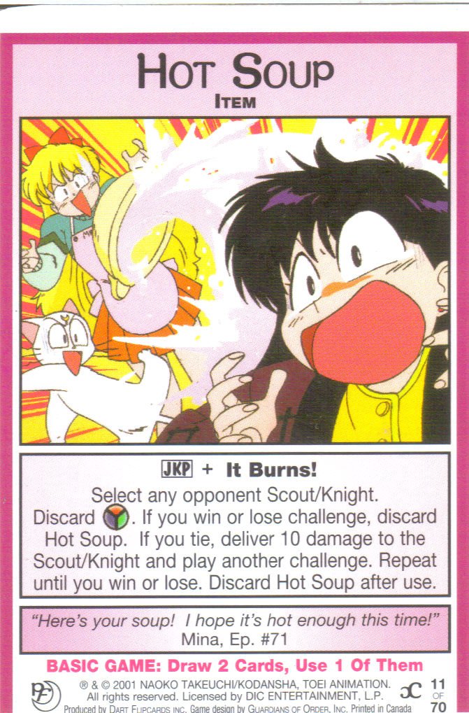 Sailor Moon Past & Future CCG Hot Soup Item #11