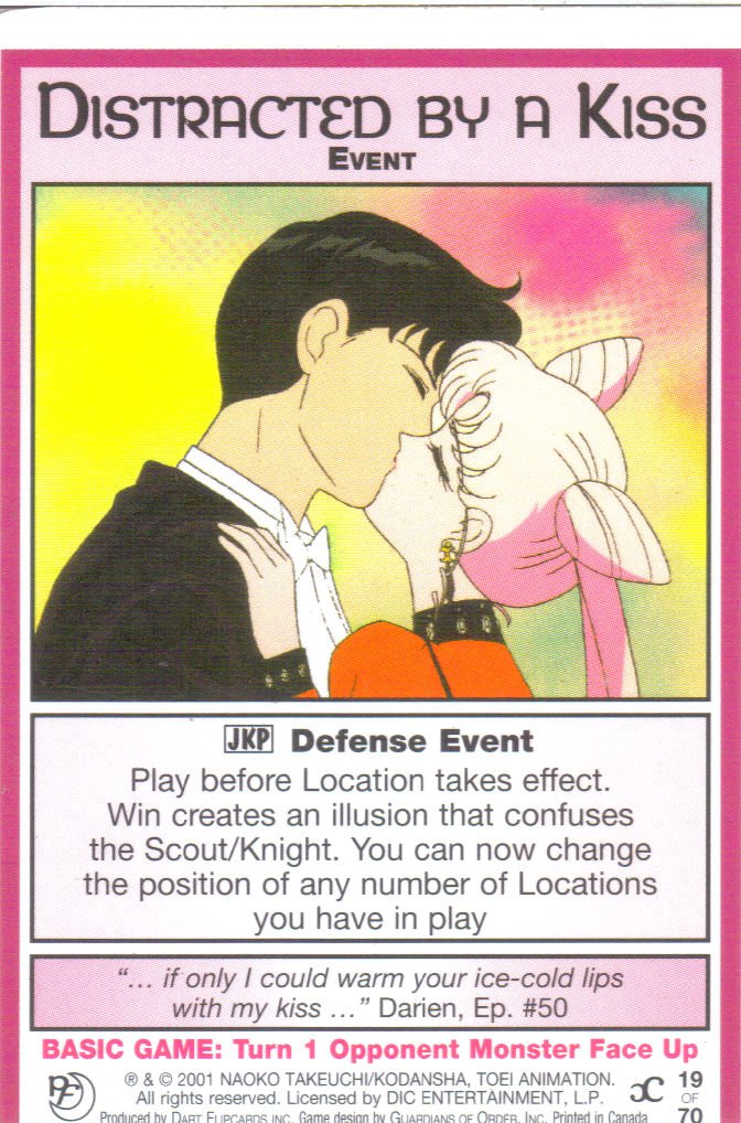 Sailor Moon Past & Future CCG Distracted By A Kiss Event #19