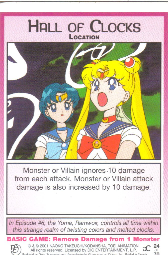 Sailor Moon Past & Future CCG Hall Of Clocks Location #24