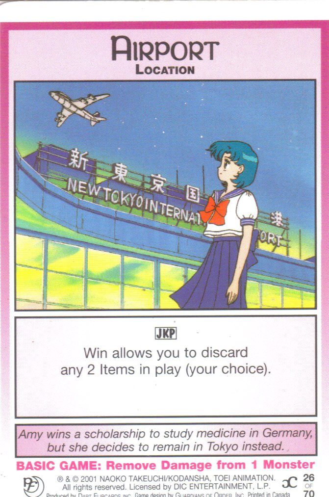 Sailor Moon Past & Future CCG airport Location #26