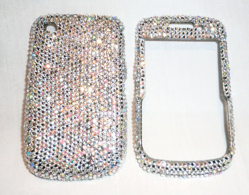 Crystallized Rhinestones Blackberry faceplate for Curve 8500 bling case