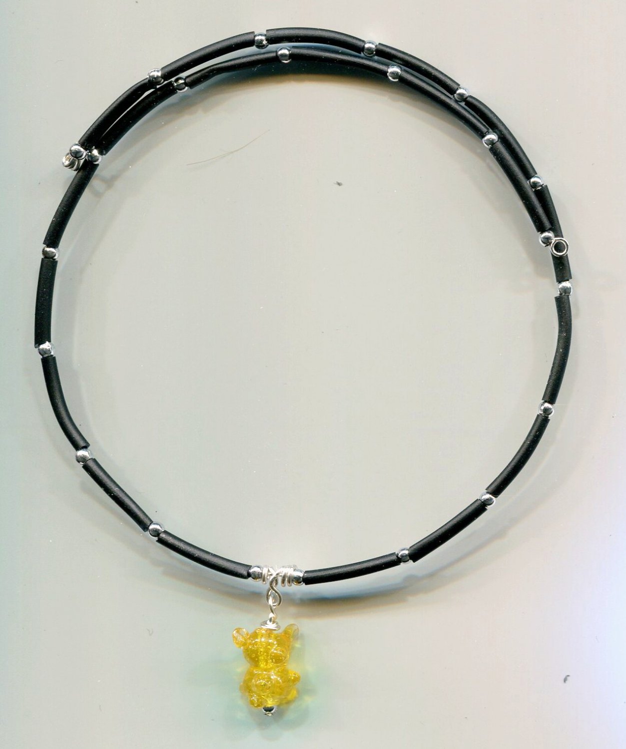 Child's Choker with Bear Charm