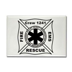 crew Rectangle Magnet
