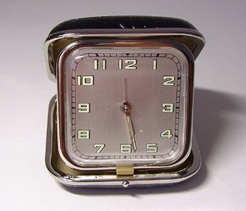 Genuine Leather Alarm Clock
