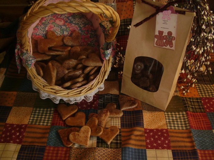 50 Primitive Wax Dipped Hearts for Fixins or Bowl Fillers