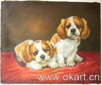 Oil painting (Dog-001,24"×36")
