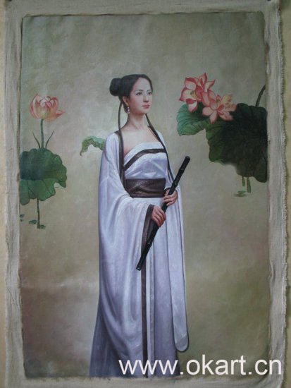 Oil painting(Chinese people-003,24"*36")