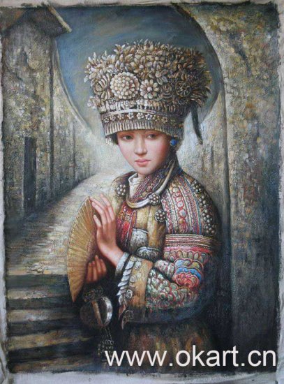 Oil painting(Chinese people-005,24"*36")