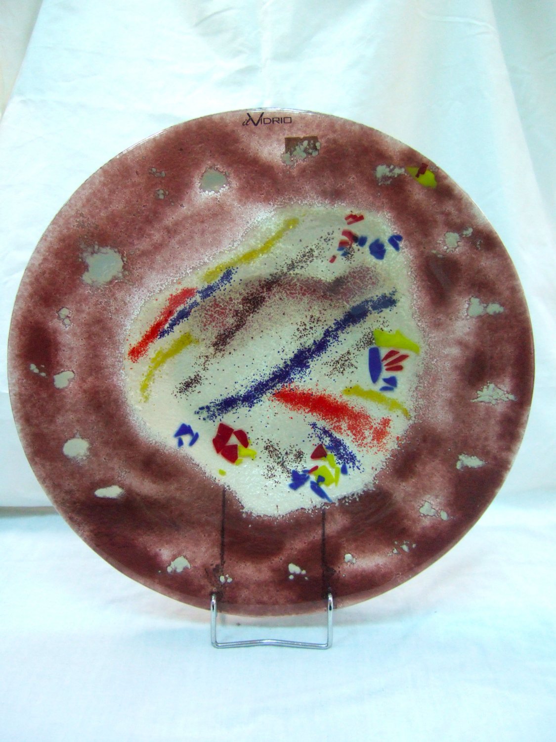 Fused glass bowl
