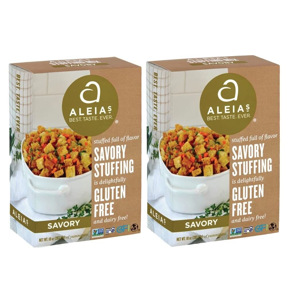 5 Pack Of Aleia S Stuffing Gluten Free Savory See Description