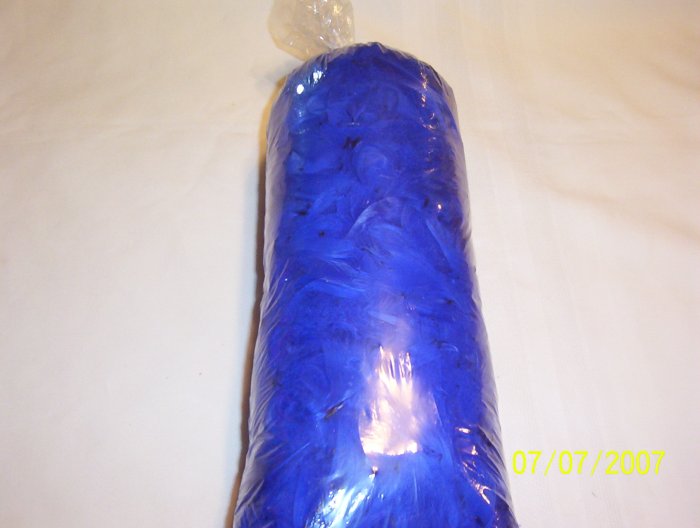 Royal Blue Florette Feathers - 4 oz