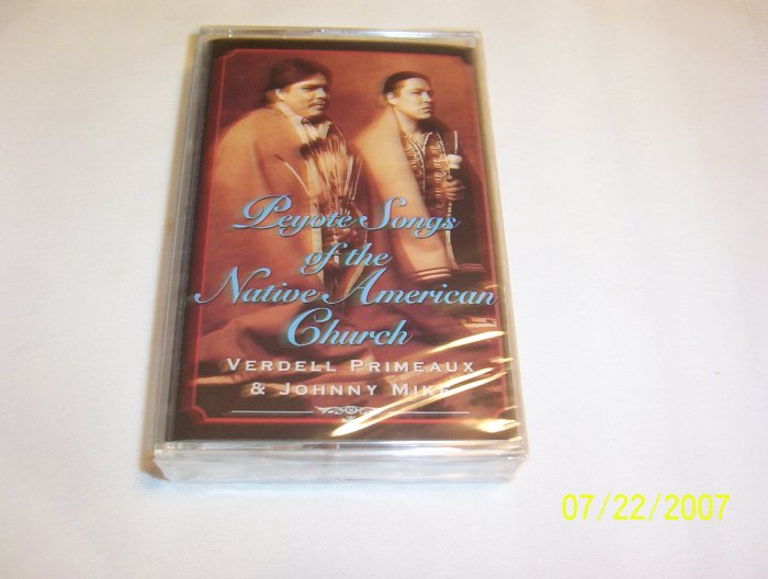 Peyote Songs of the Native American Church by Primeaux & Mike Cassette