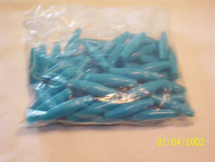 1 1/2" Turquoise Hair Pipe
