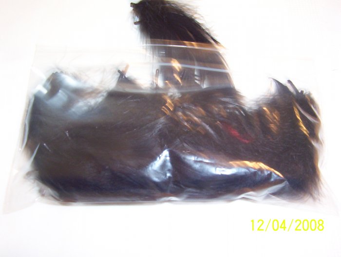 Black Florette Feathers - 1/2 oz