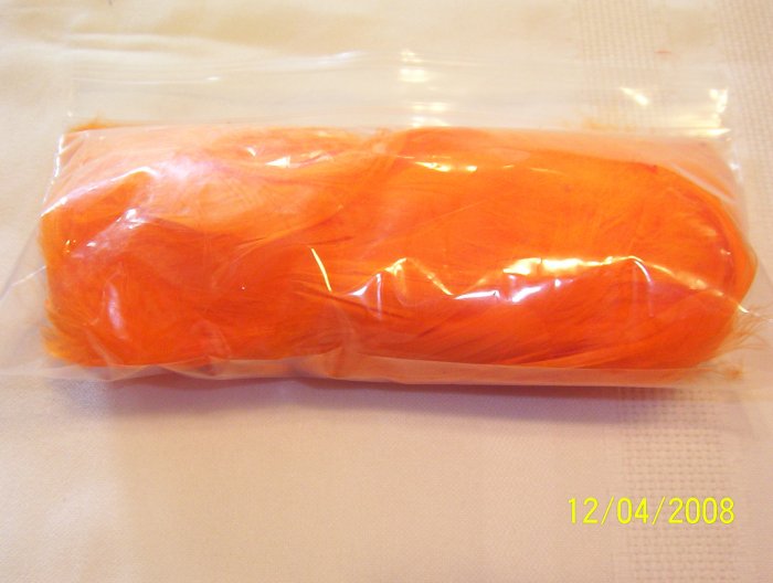 Orange Florette Feathers - 1/2 oz