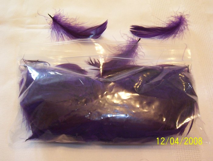 Purple Florette Feathers - 1/2 oz