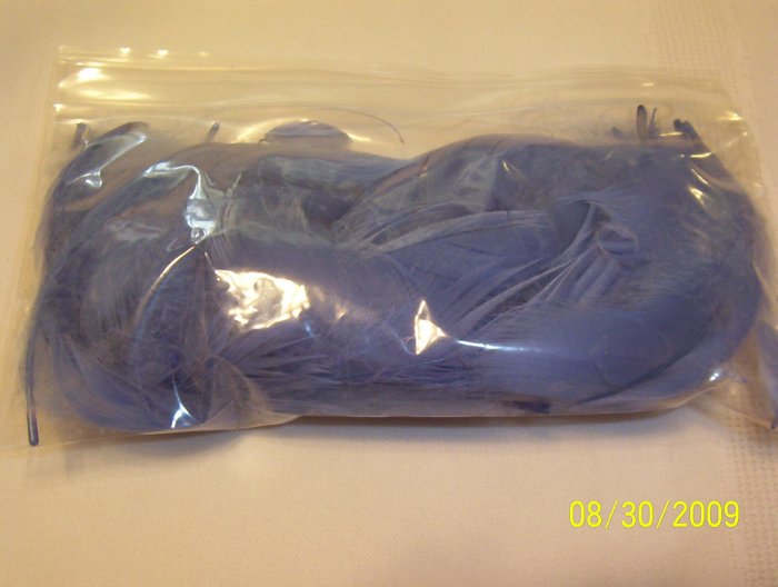 Light Blue Florette Feathers - 1/2 oz