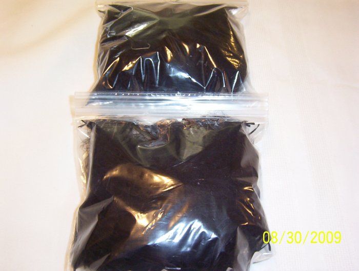 Black Florette Feathers - 1 oz