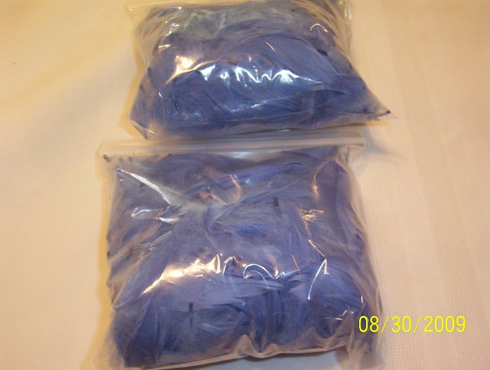 Light Blue Florette Feathers - 1 oz