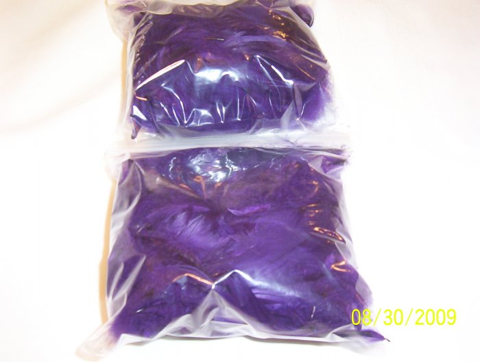 Purple Florette Feathers - 1 oz