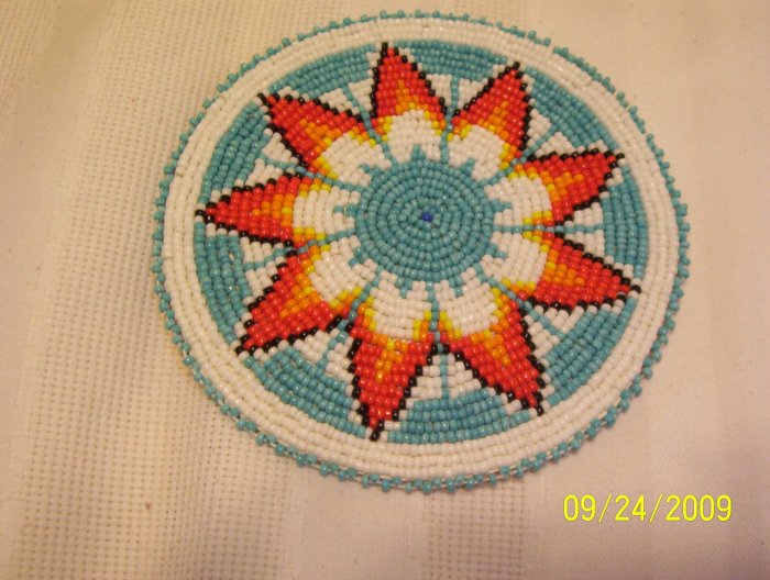Starburst Design - Turquoise - Rosette - 5"