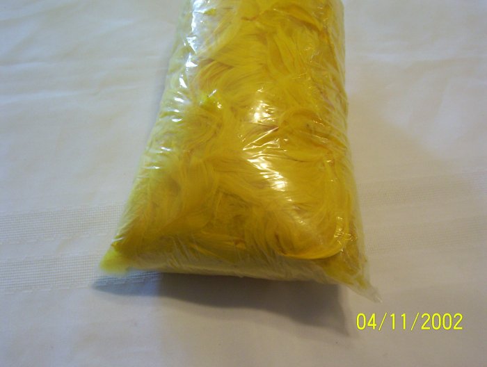 Yellow Florette Feathers - 2 oz