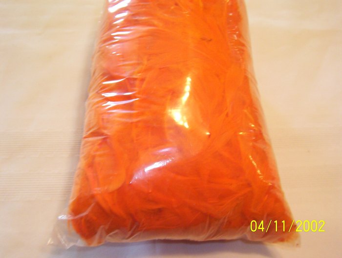 Orange Florette Feathers - 2 oz