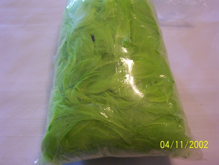 Chartreuse Florette Feathers - 2 oz