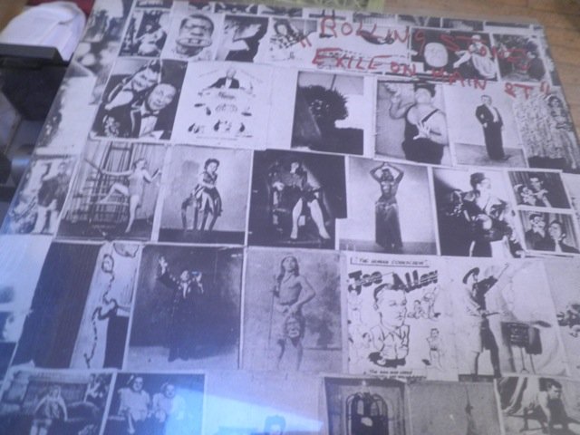 THE ROLLING STONES - EXILE ON MAIN STREET orig w/ post cards LP