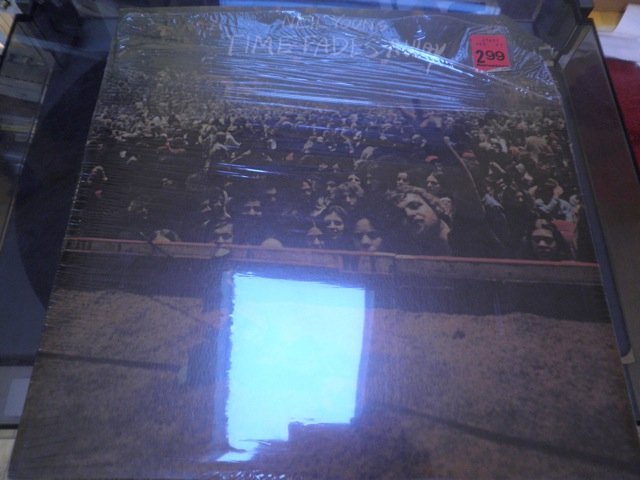 NEIL YOUNG - TIME FADES AWAY LP in shrink w/ POSTER M-