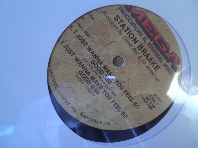 STATION BRAAKE - JUST WANNA MAKE YOU FEEL SO GOOD sealed '87 12" DISCO
