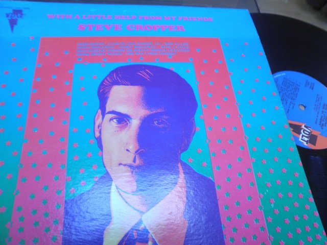 STEVE CROPPER - WITH A LITTLE HELP FROM MY FRIENDS orig Volt LP M-