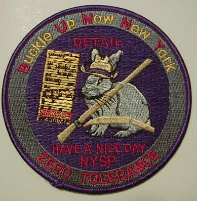 New York State Police Bunny Detail patch