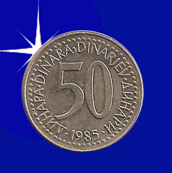 "50 DINARA 1985 Jugoslavije"